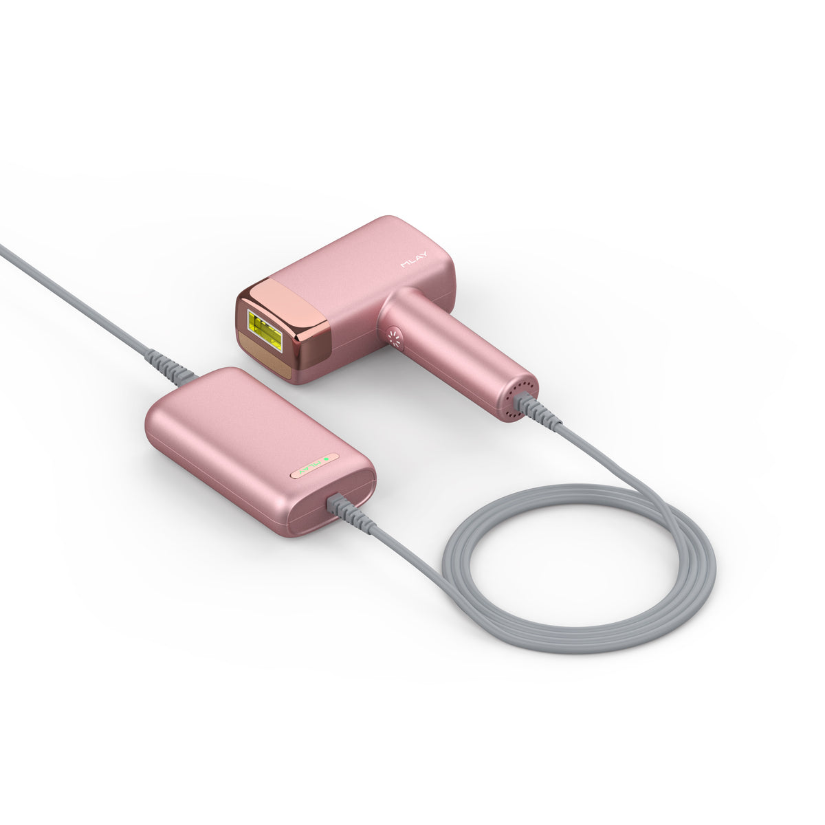 MLAY T14A Ice Cooling IPLHair Removal Device-High Energy-Replaceable Head-Rose Gold