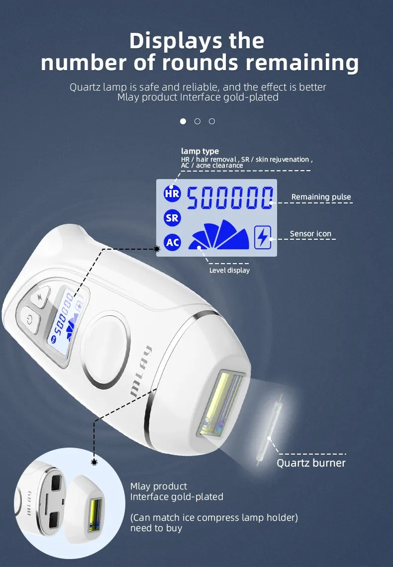 IPL hair removal FDA & SFDA & CFDA medical certified 100% safe T7